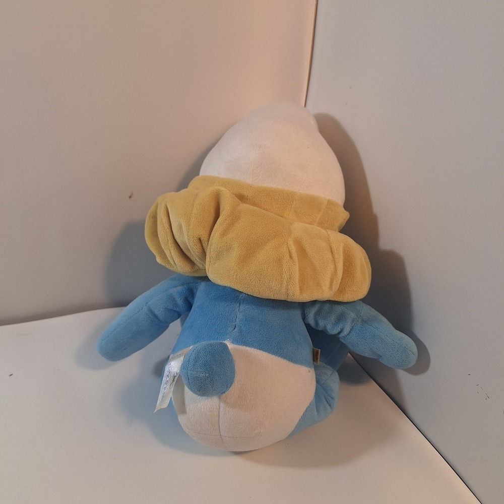 Build A Bear Smurfs Smurfette Blue Girl Stuffed Animal Plush Toy Blonde 16in - Picture 3 of 4